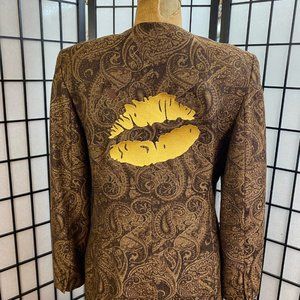 Vintage Womens Embroidered Blazer - Iwanciw Vintage
